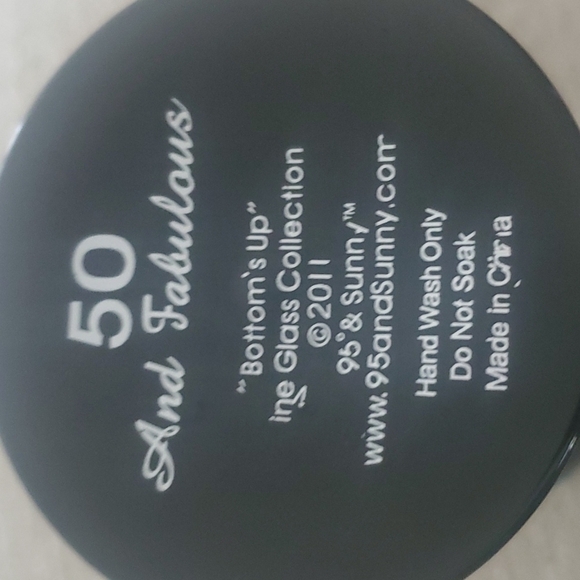 50 AND FABULOUS Glass - Picture 2 of 6